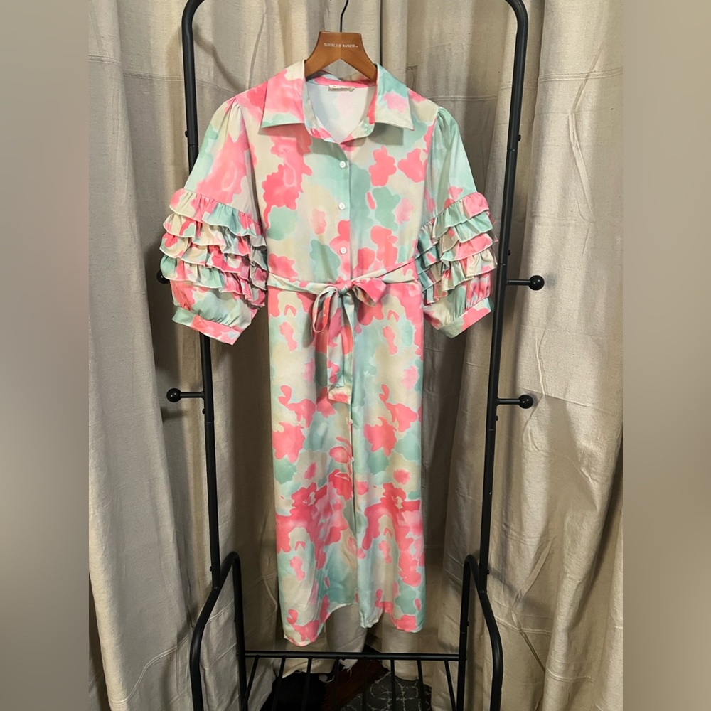 Women’s Ruffle Dress- Size Small